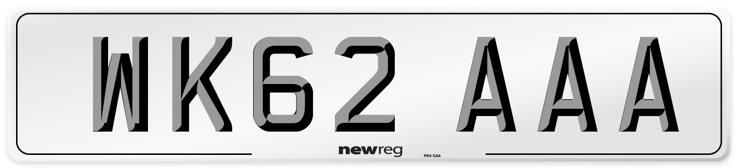 WK62 AAA Number Plate from New Reg